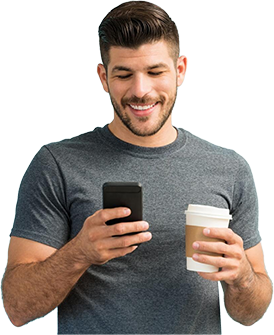 Persona compartiendo contenido